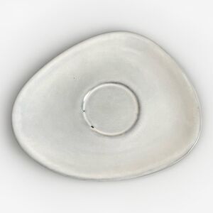 Maisons du Monde Freeform Gray Saucer